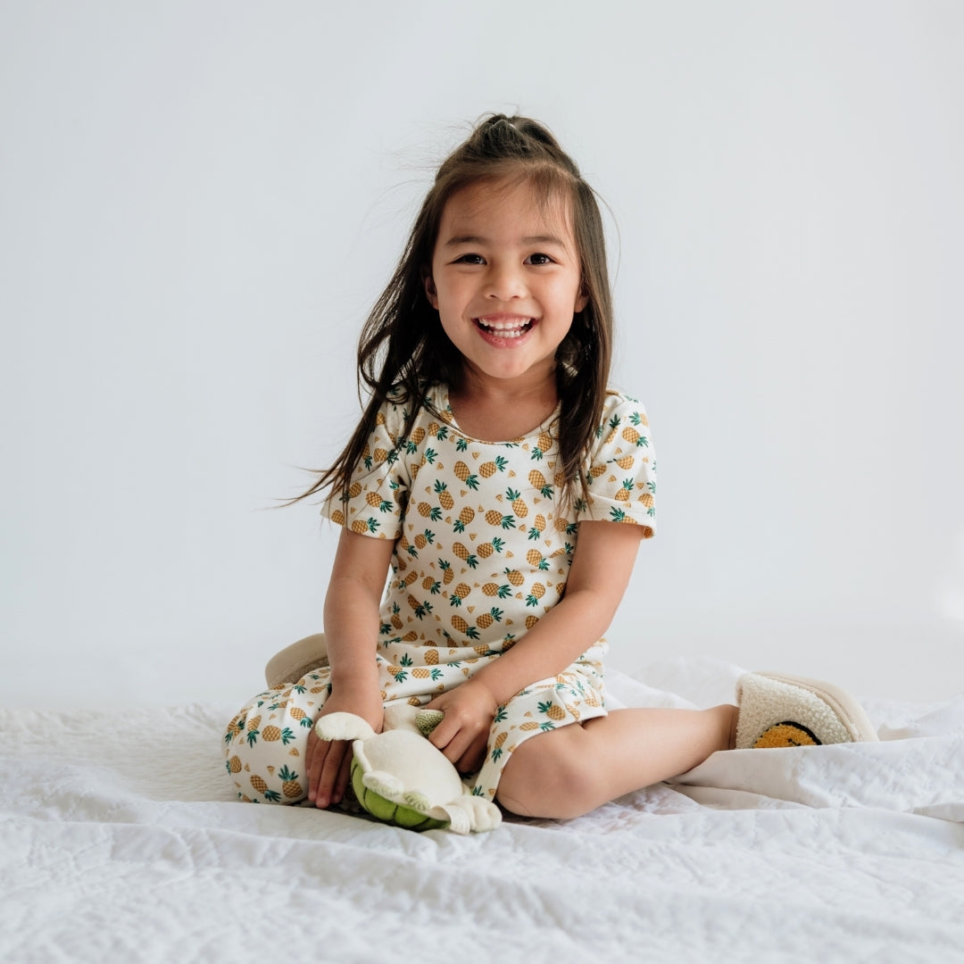 Kids Bamboo Short Sleeve Housedress-3