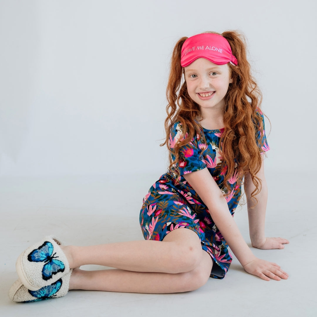 Kids Bamboo Short Sleeve Housedress-4