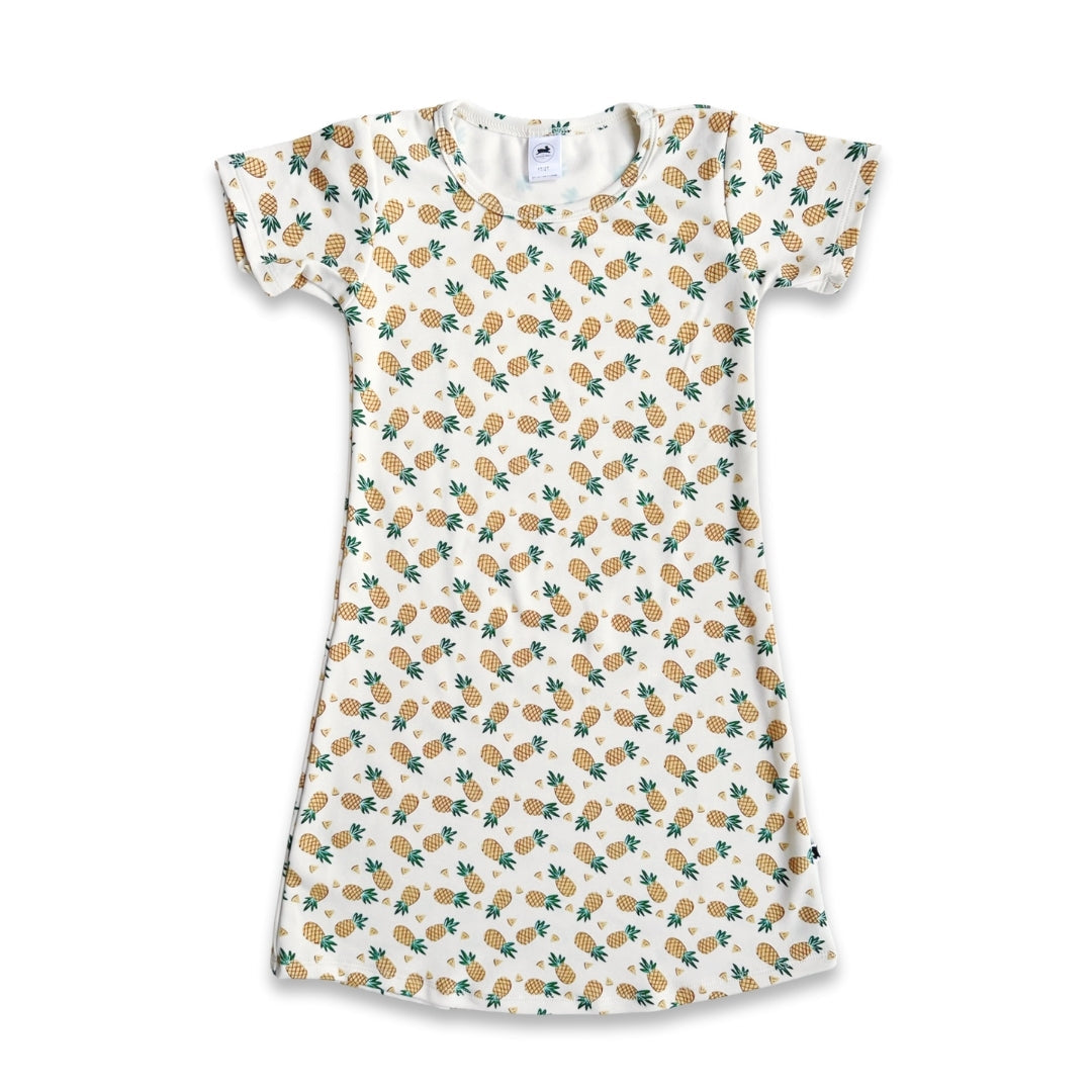 Kids Bamboo Short Sleeve Housedress-7