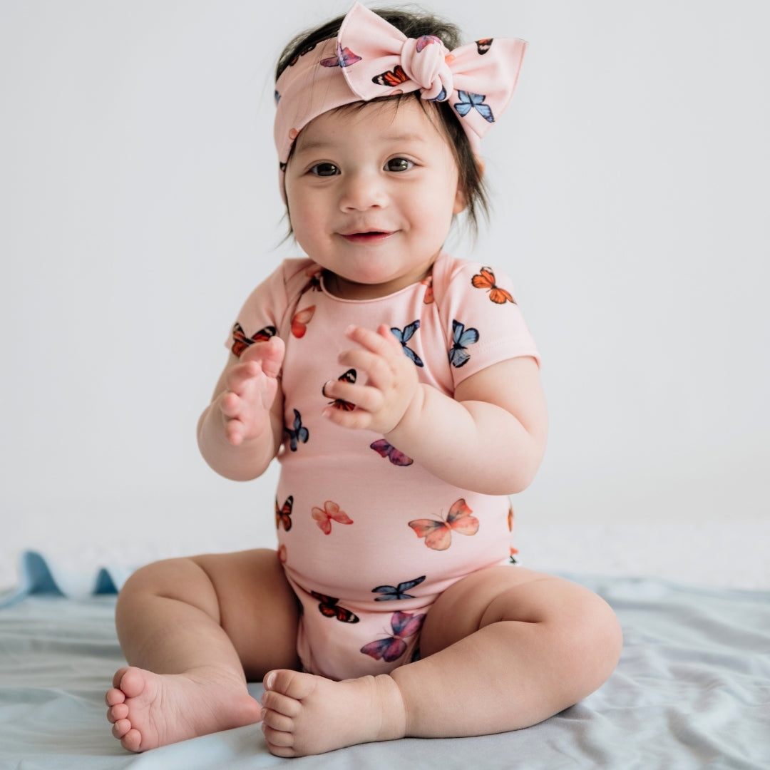 Bamboo Baby Capsule Gift Box - Butterflies & Blush-3