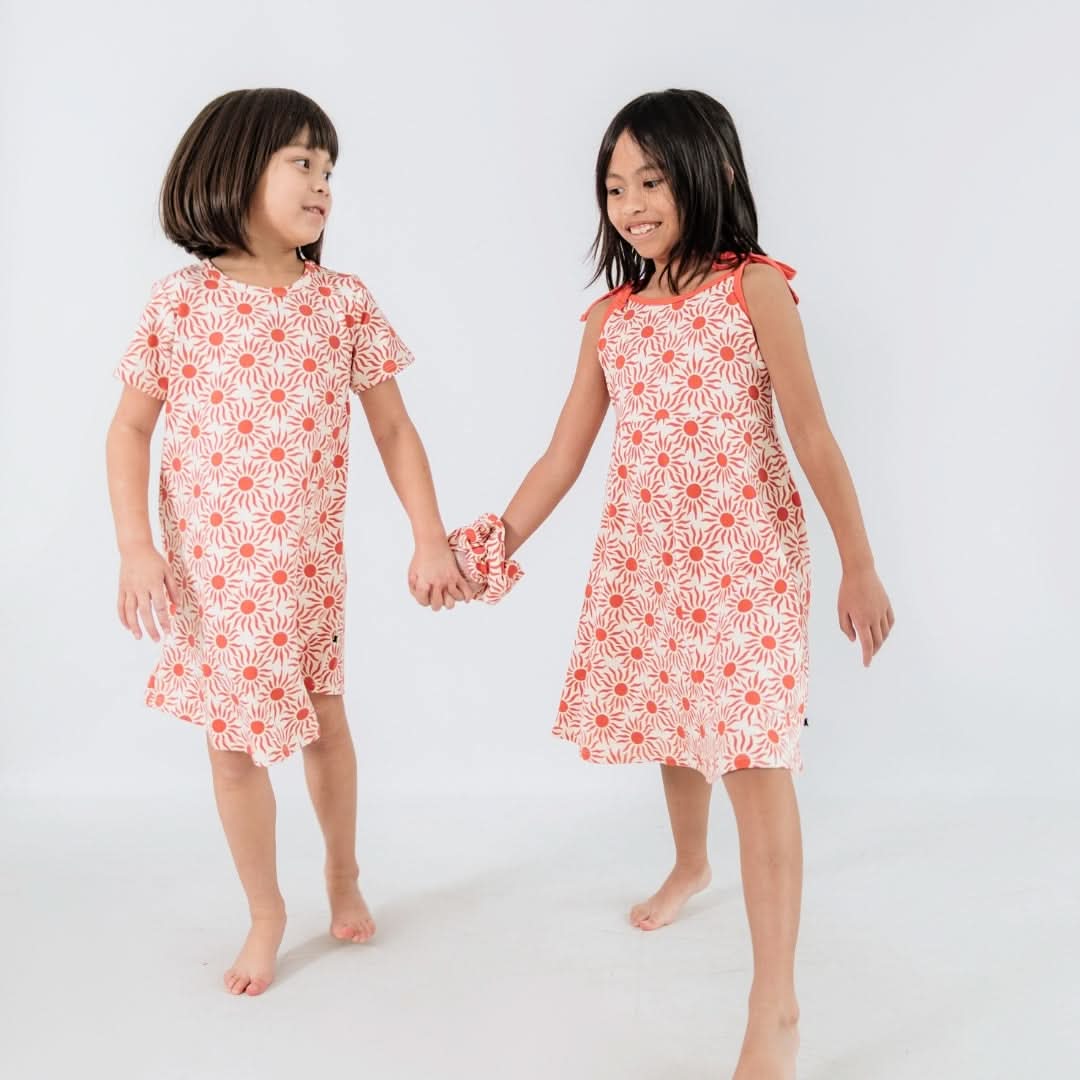 Kids' Bamboo Bow Strap Dress | Sunkissed-3