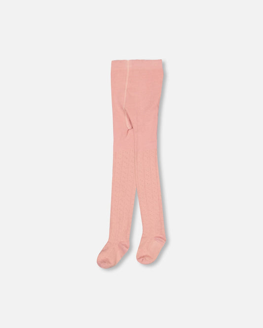 Cable Tights Powder Pink-1