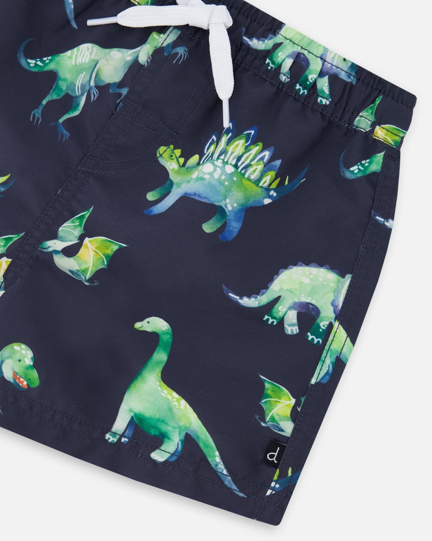 Men's Boardshort Grey Printed Dinosaurs-3