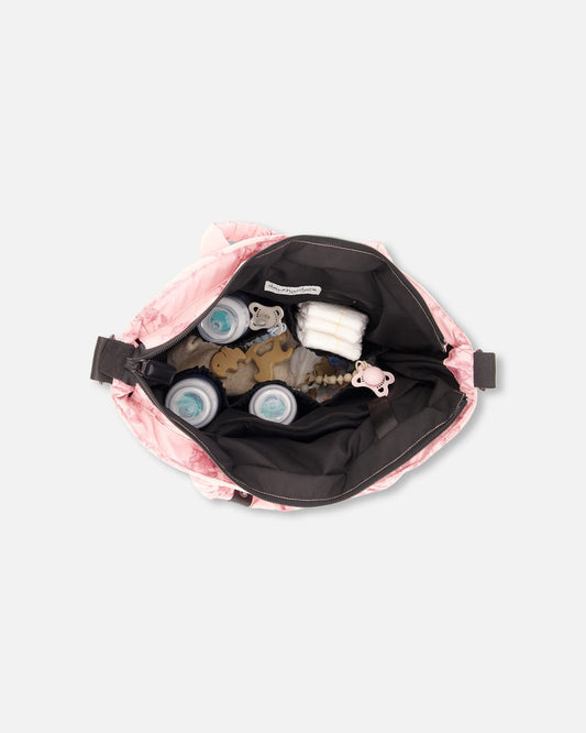 Changing Tote Printed Watercolor Roses-1