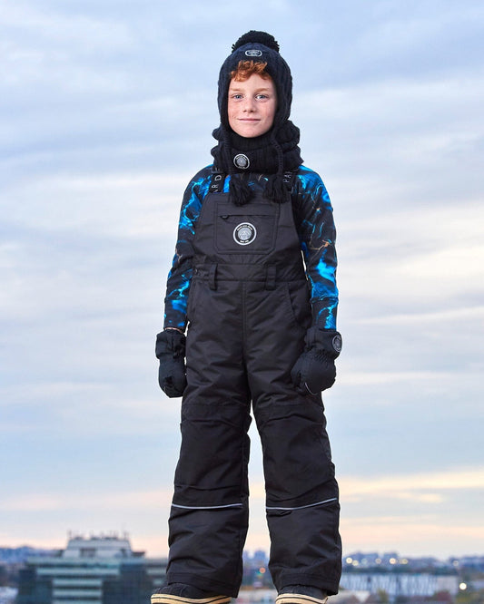 Overall Snow Pants Black-1