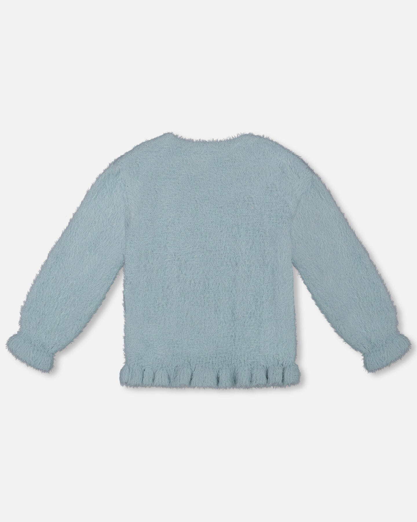 Unicorn Sweater Hairy Knit Turquoise-2