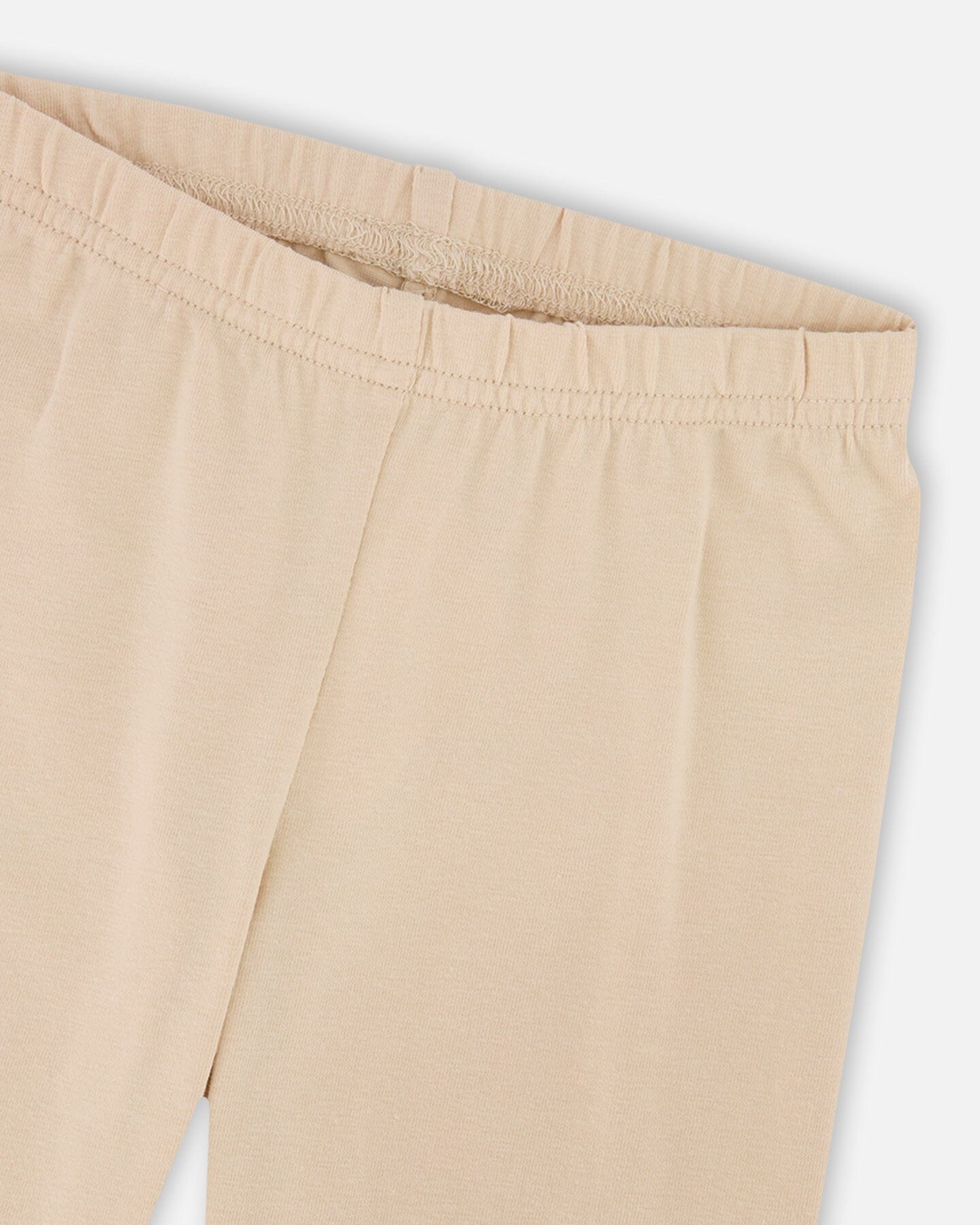 Organic Cotton Legging Beige With Blue Flowers-3