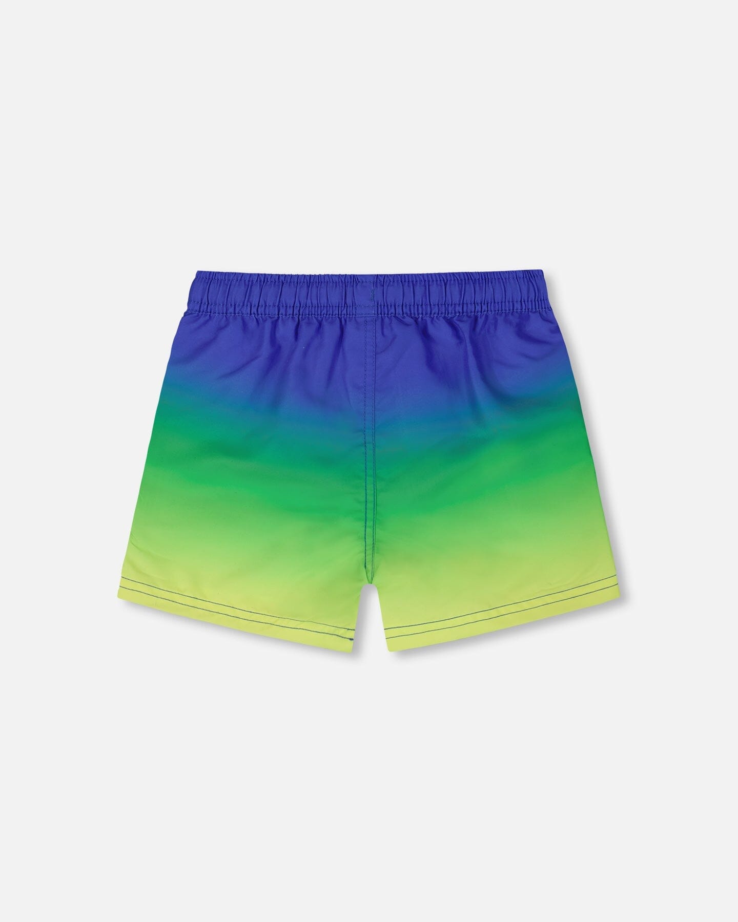 Swim Trunks Blue, Green, And Lime Gradient-3
