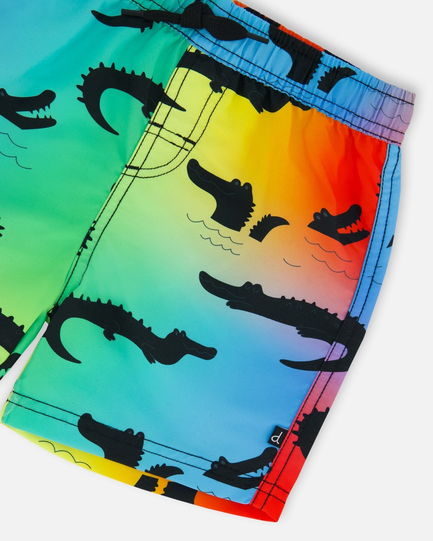 Printed Boardshorts Multicolored Crocodile-4