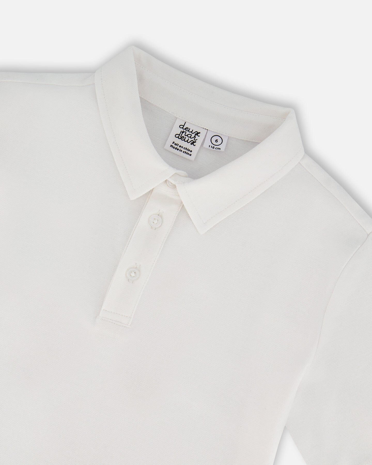 Short Sleeve Polo Shirt White-3