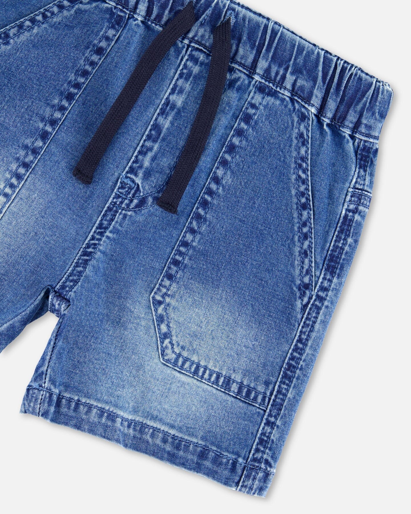 Denim Short Dark Denim Blue-4