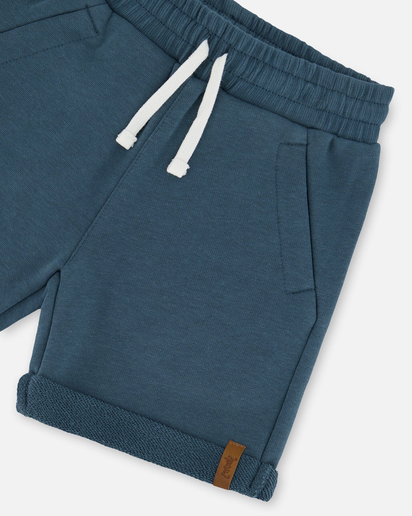 French Terry Short Teal-3