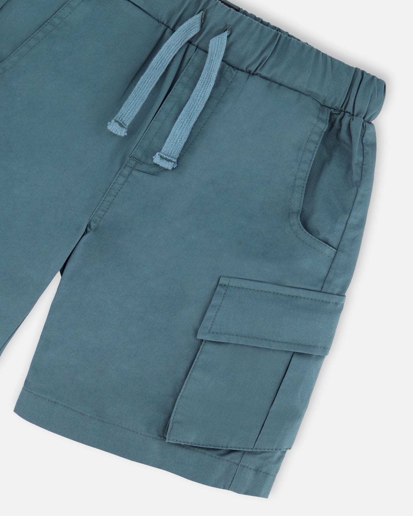 Parachute Cargo Pocket Shorts Dark Teal-3