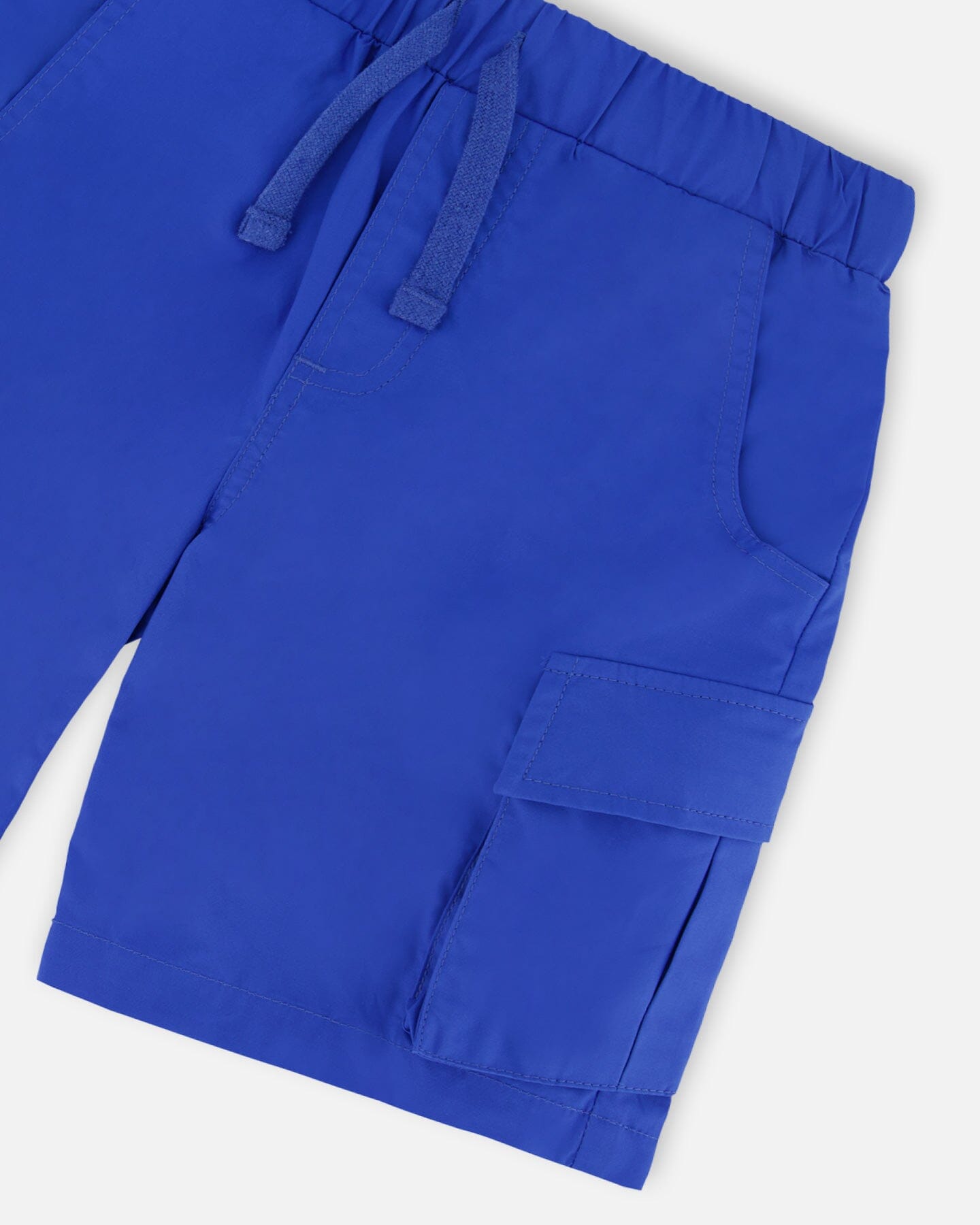 Parachute Cargo Pocket Shorts Royal Blue-3