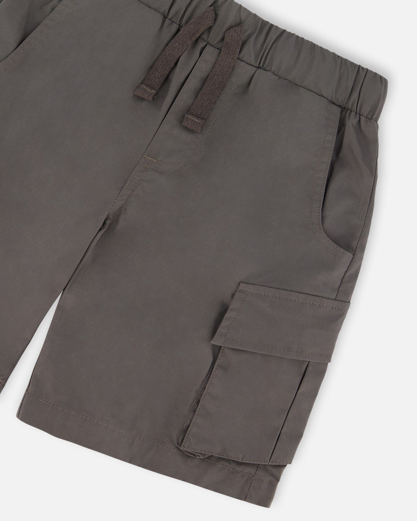 Parachute Cargo Pocket Shorts Dark Gray-3