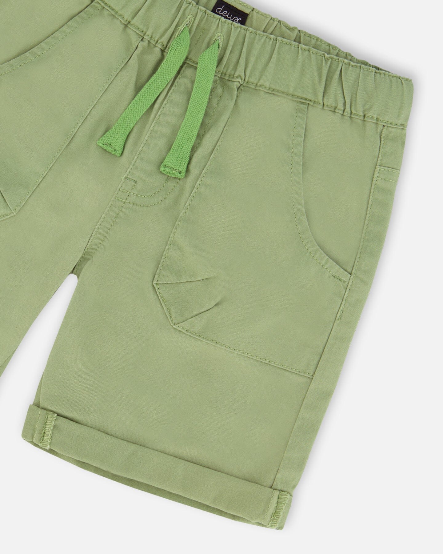 Stretch Twill Short Green-4