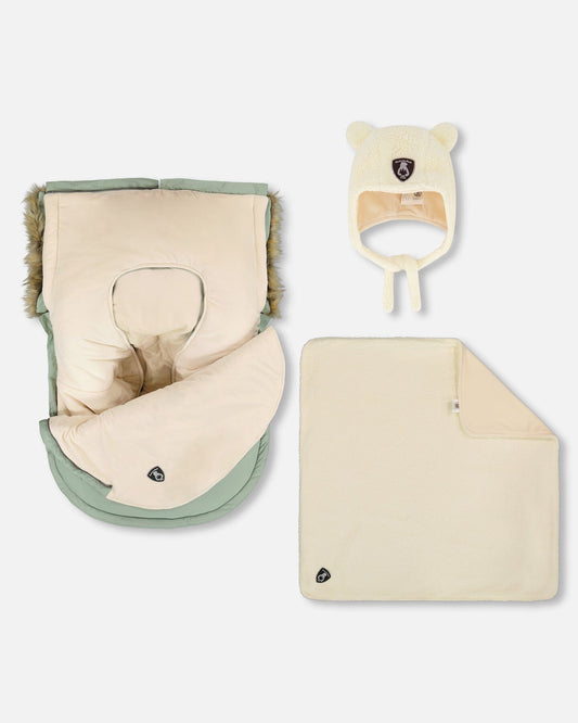 Bunting Bag Designed For Car Seat And Stroller Sage Green-1