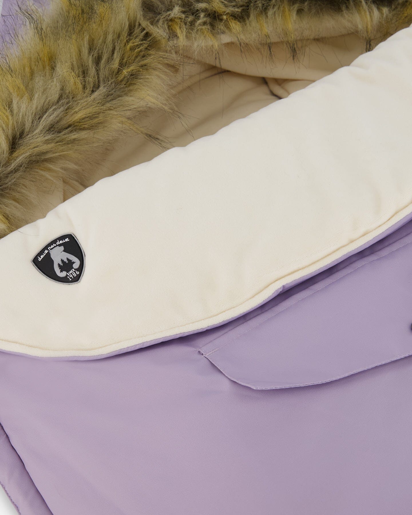 Bunting Bag Designed For Car Seat And Stroller Purple Gray-4