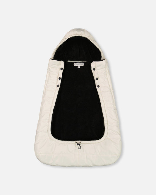 3-In-1 Multifunction Cover For Car Seat, Stroller, And Baby Carrier In Off-White-1