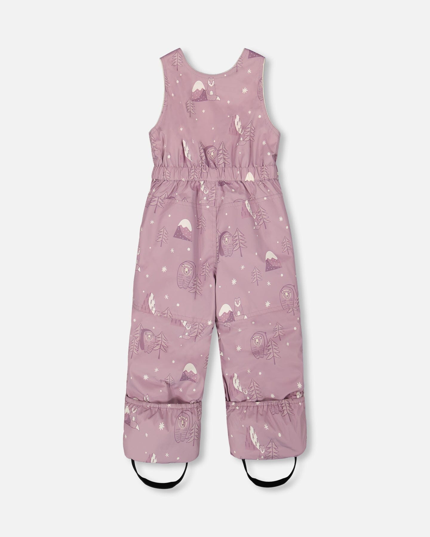 Two-Piece Baby Snug Snowsuit Purple Bear Print-4