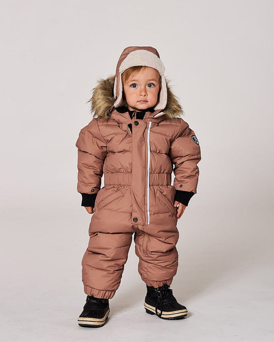 One-Piece Baby Original Puffy Snowsuit Chanterelle-1
