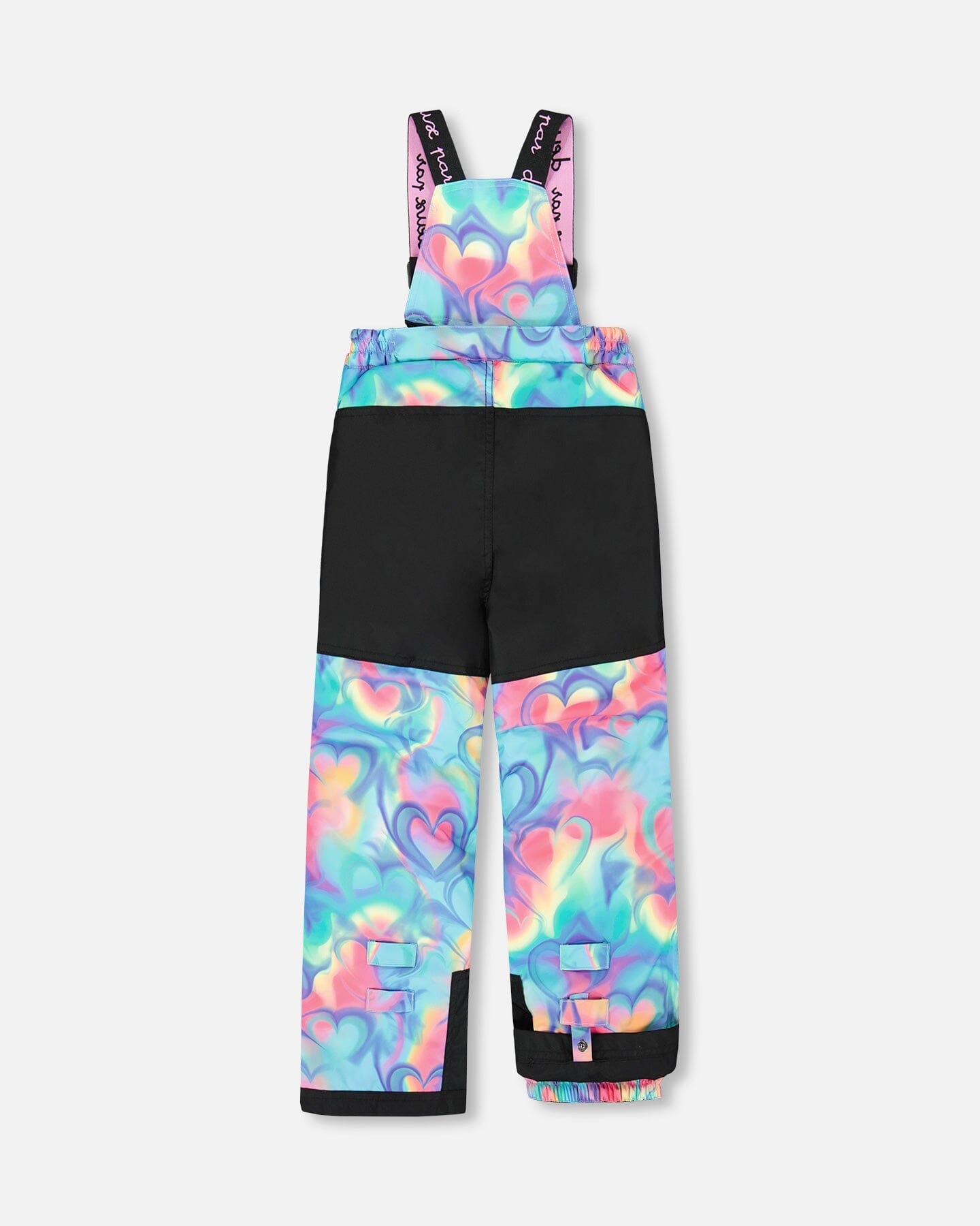 Two-Piece Play Snowsuit Rainbow Heart Print-4