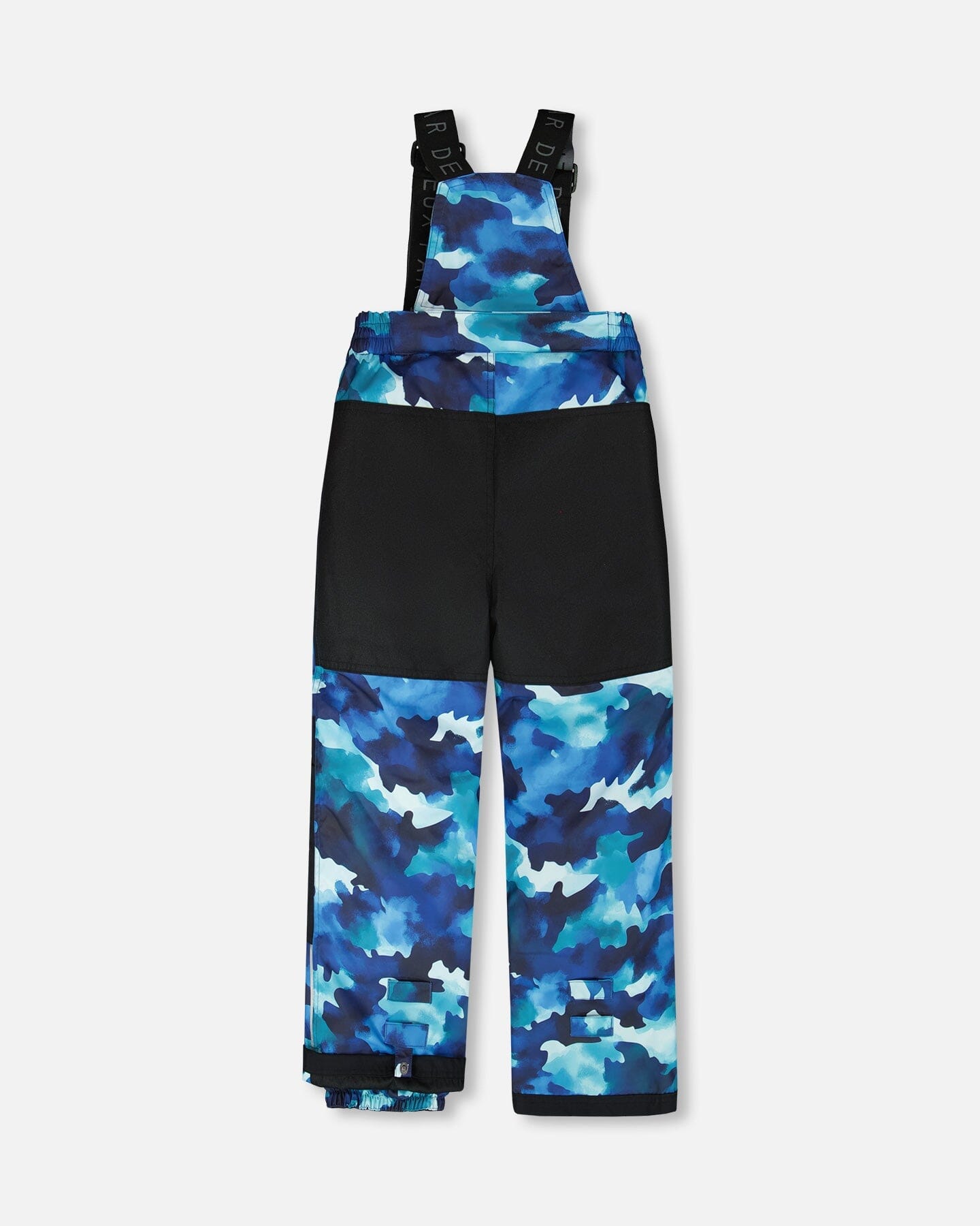 Two-Piece Play Snowsuit Teal Blue Camouflage-4