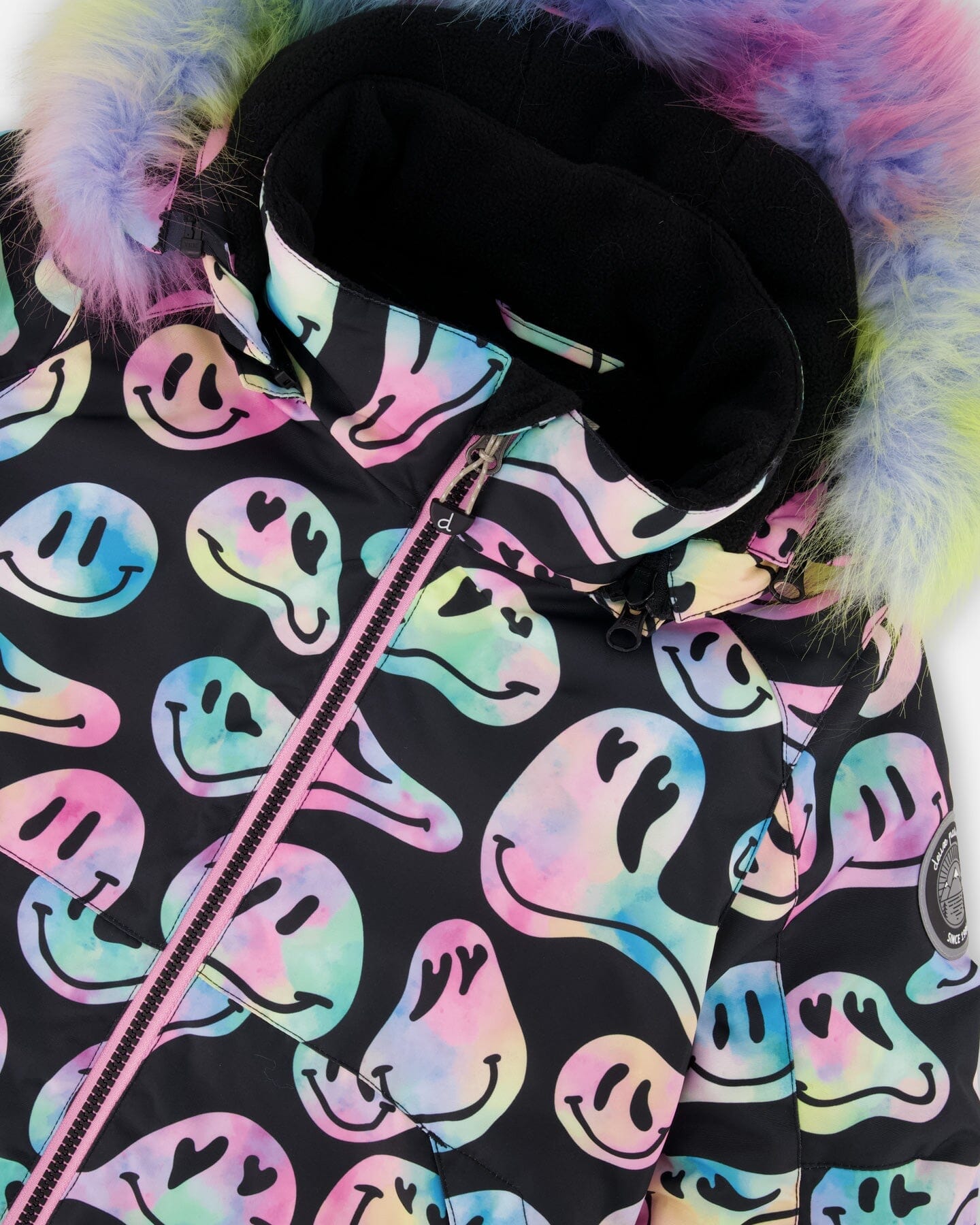 Two-Piece Play Snowsuit With Printed Jacket Pink-4