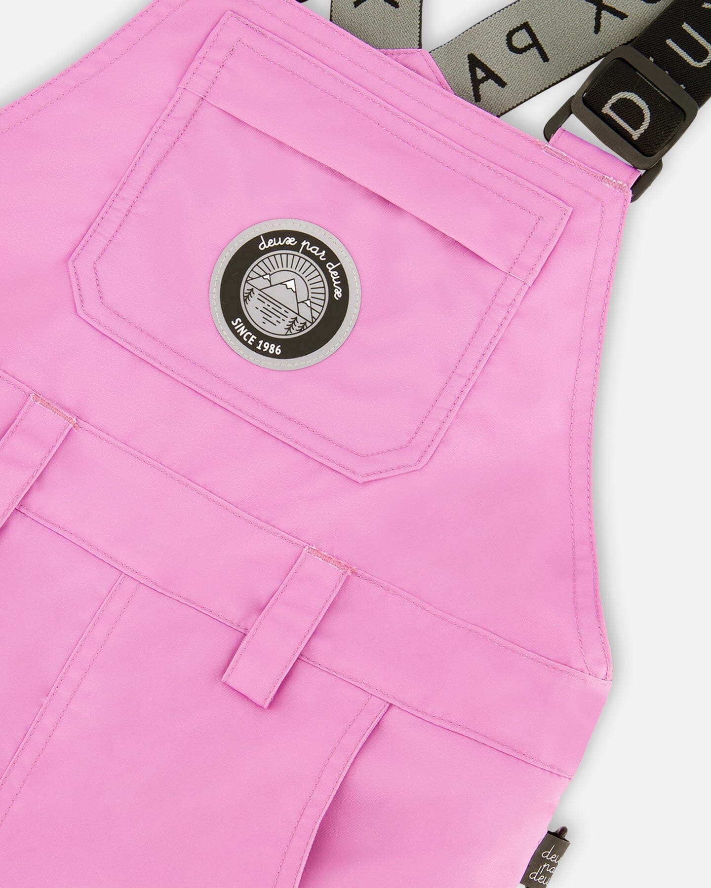 Solid Play Overall Snow Bib Purple-3