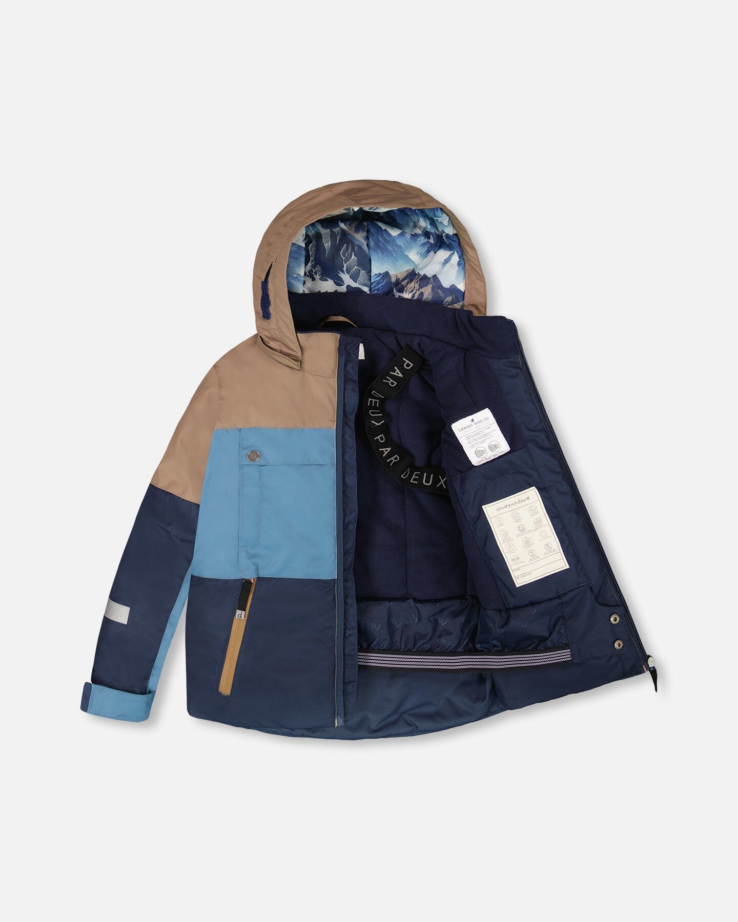 Two-Piece Teknik Snowsuit Blue Mountains-4