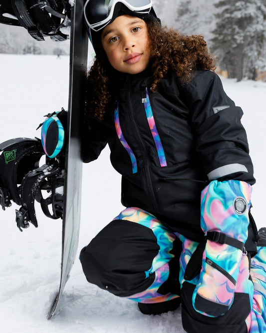 Two-Piece Teknik Snowsuit Rainbow Heart Print-1