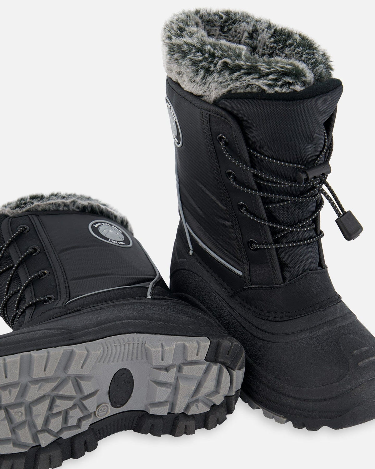 Winter Boots Black With Removable Liner-3
