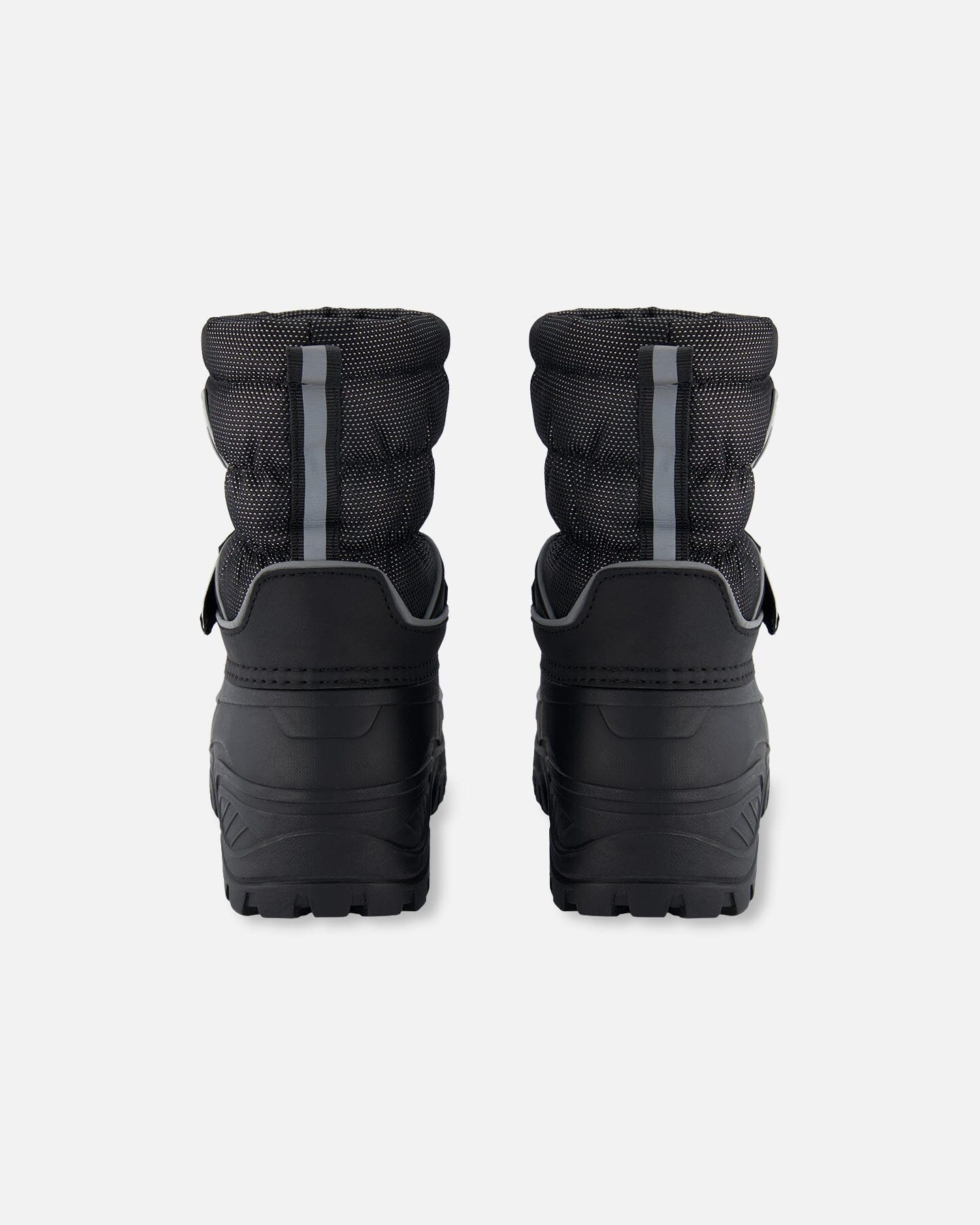 Winter Boots Solid Black-2