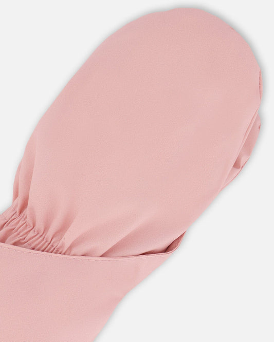 Lined Baby Mittens Dusty Pink-1