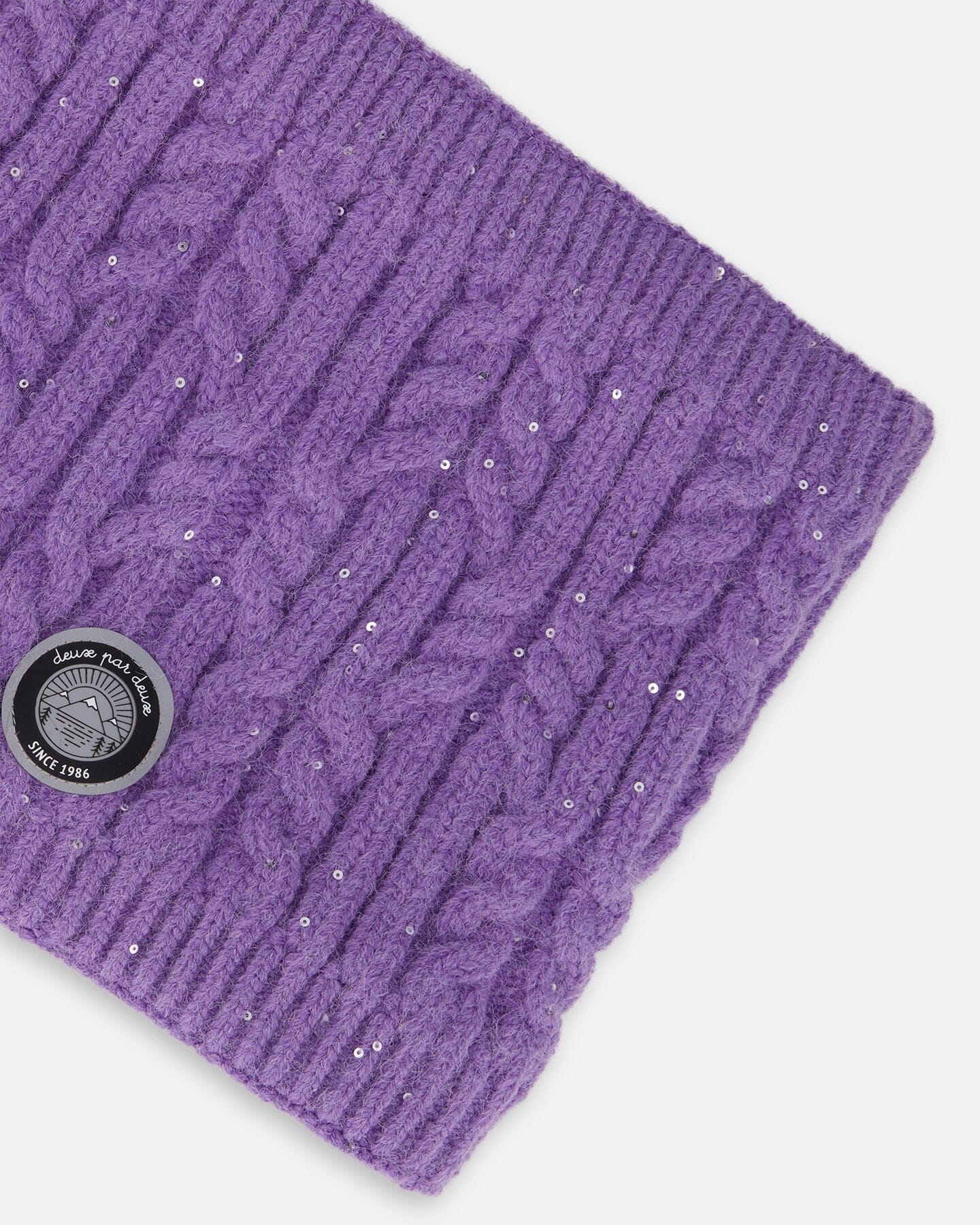 Lined Winter Neckwarmer Lavender-3
