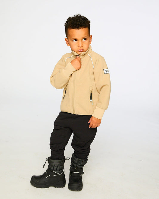 Mid-Layer Teknik Jacket Beige-1