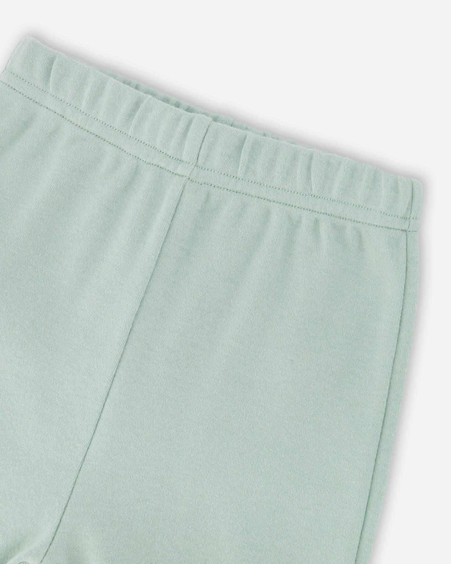 Organic Cotton Evolutive Pant And Long Sleeve Top Set Jade Green-3