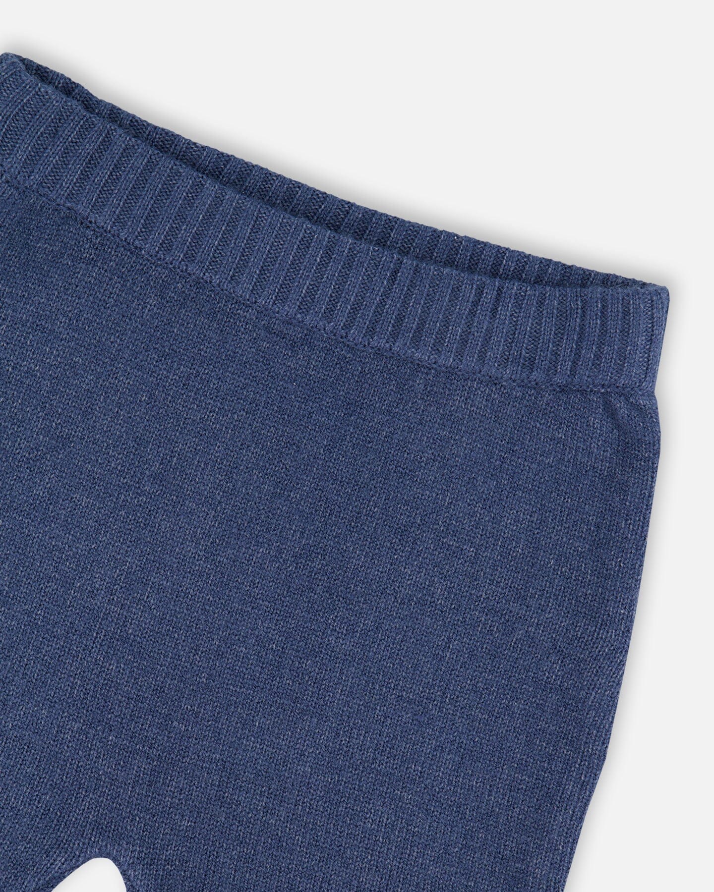 Knitted Jacquard Sweater And Pant Set Blue Gray With Bears-4