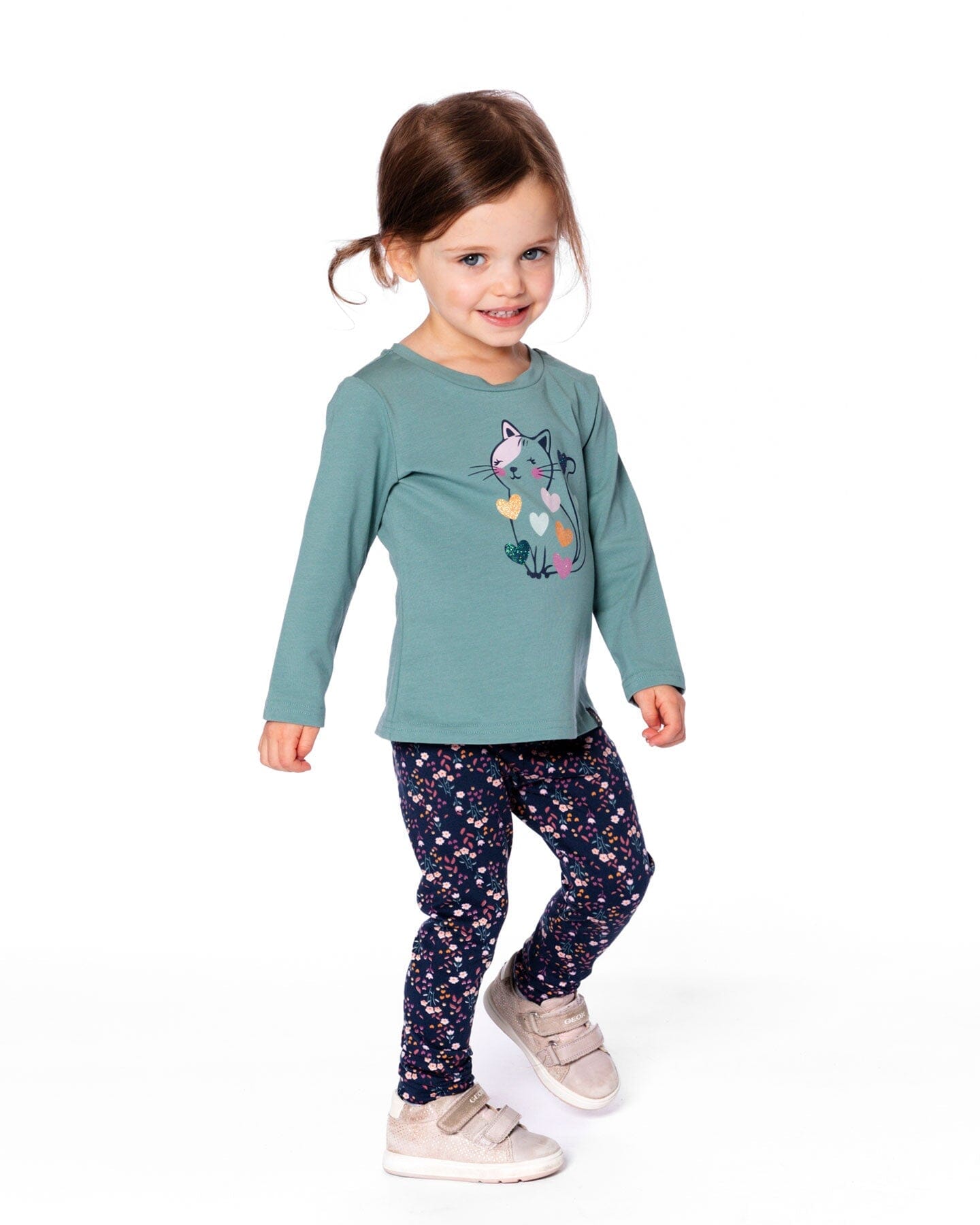 Jersey Leggings Navy Floral-2