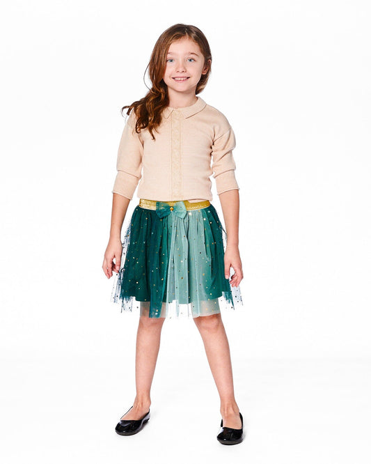 3/4 Sleeve Knitted Sweater Beige-1