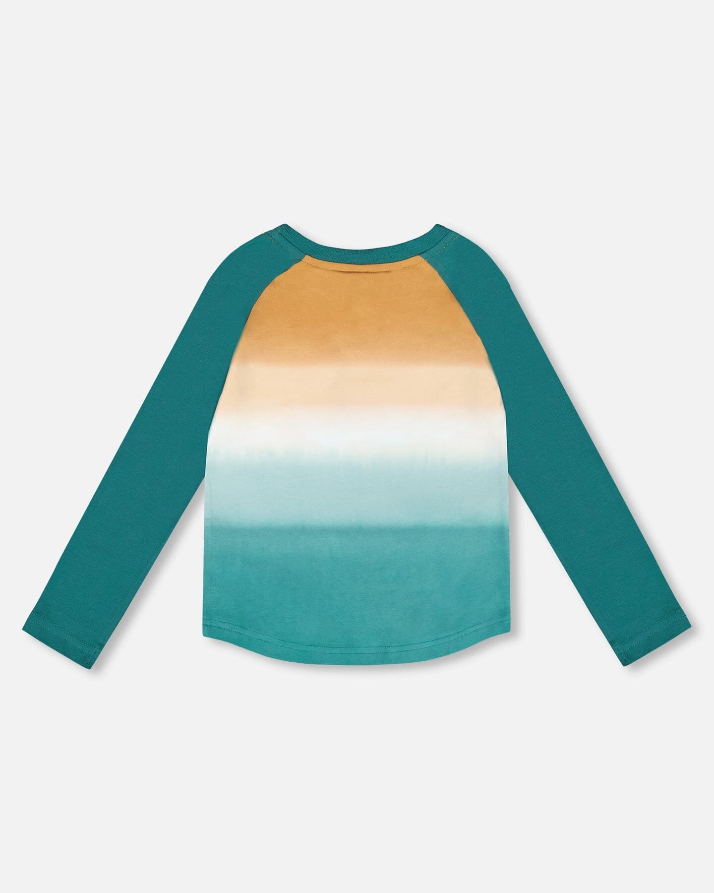 Organic Cotton Jersey Raglan Sleeve T-Shirt Forest Green-2