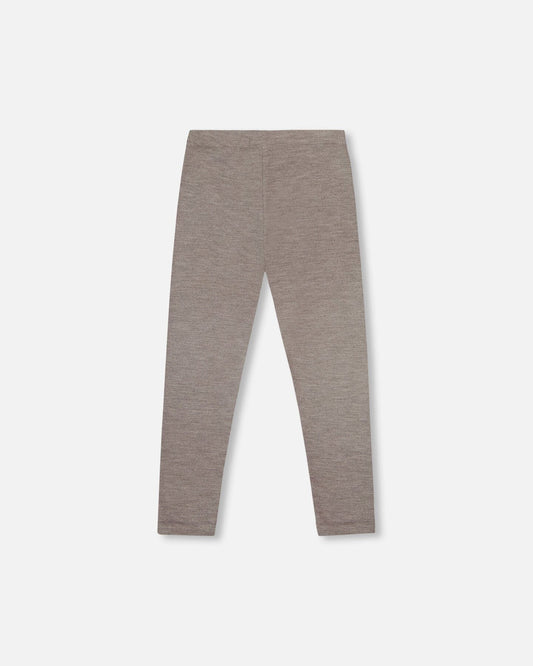 Super Soft Ribbed Leggings Heather Gray-1