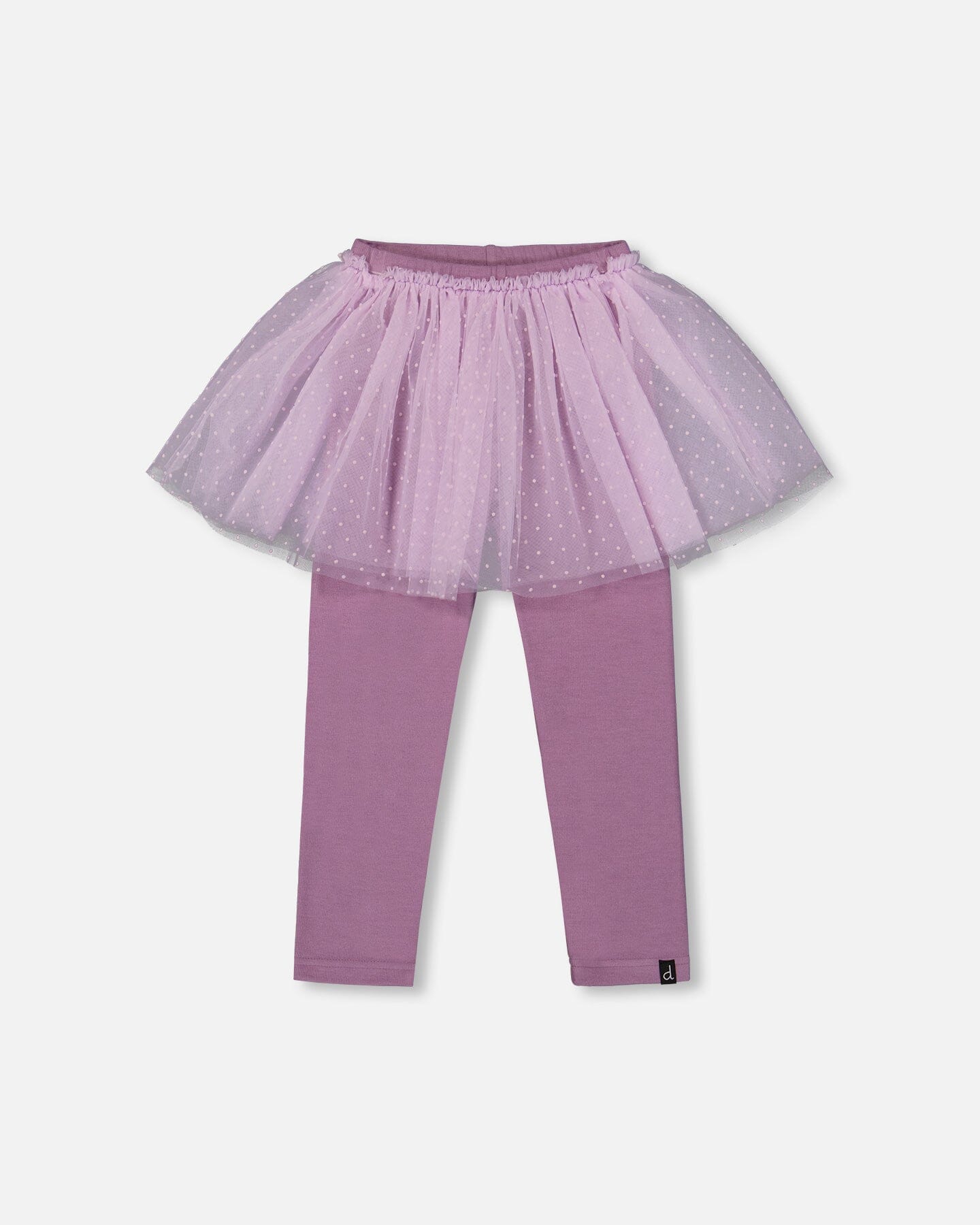 Purple Girls Grey Tutu Skirt Leggings With Tulle Skirt Purple Gray