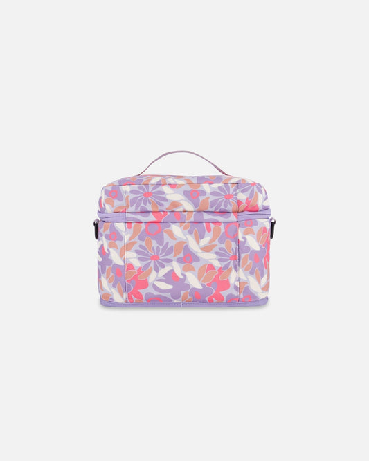 Lunch Box Lilac Retro Flower Print-1