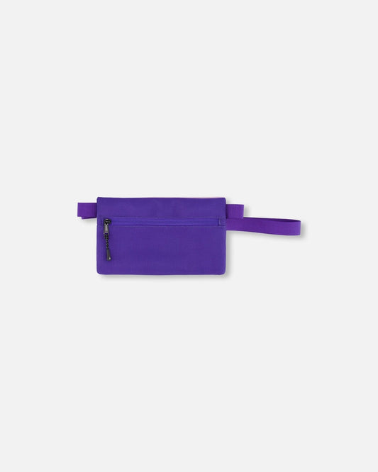 Double Pencil Case Purple Gradient-1