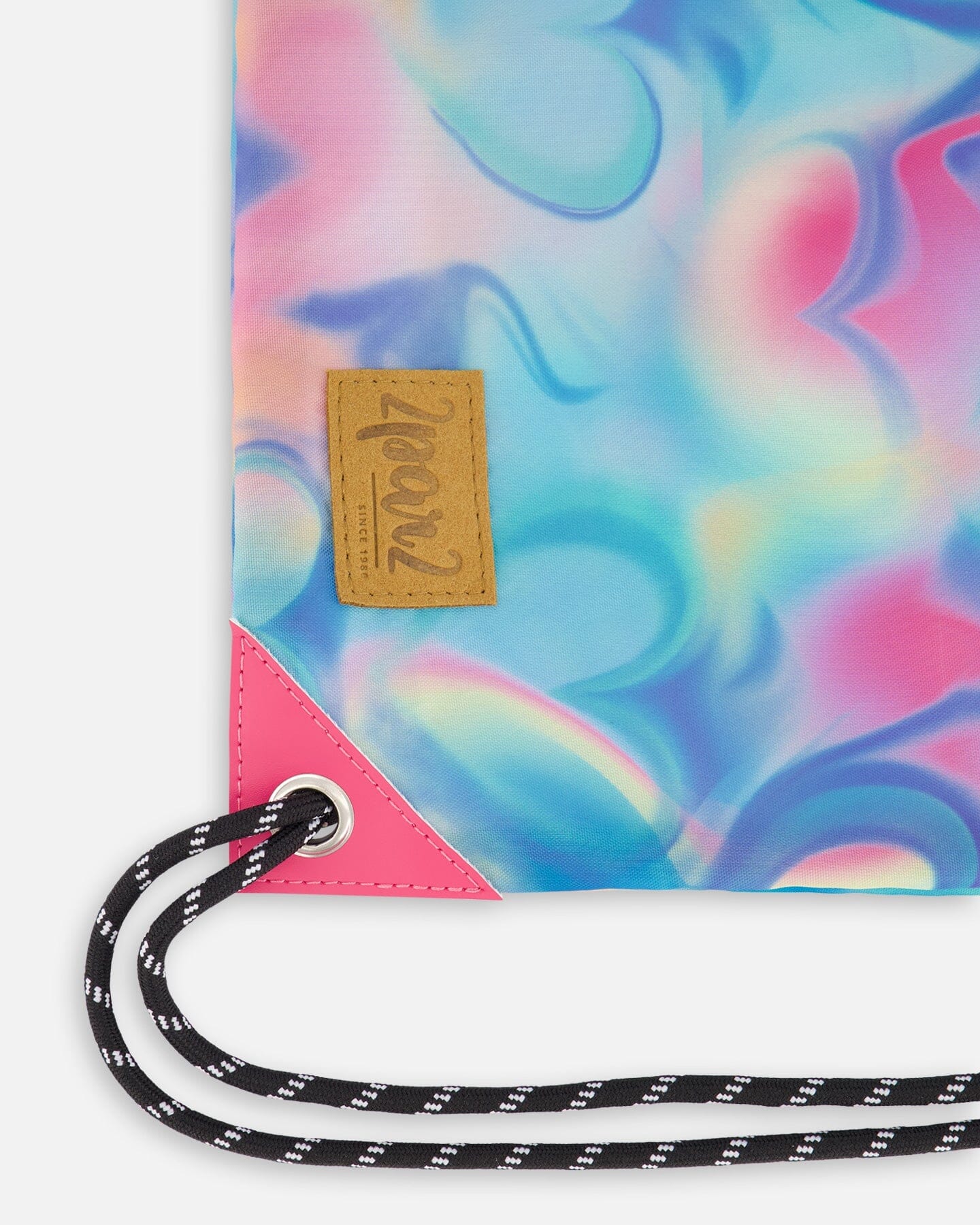 Drawstring Bag Rainbow Heart Print-2