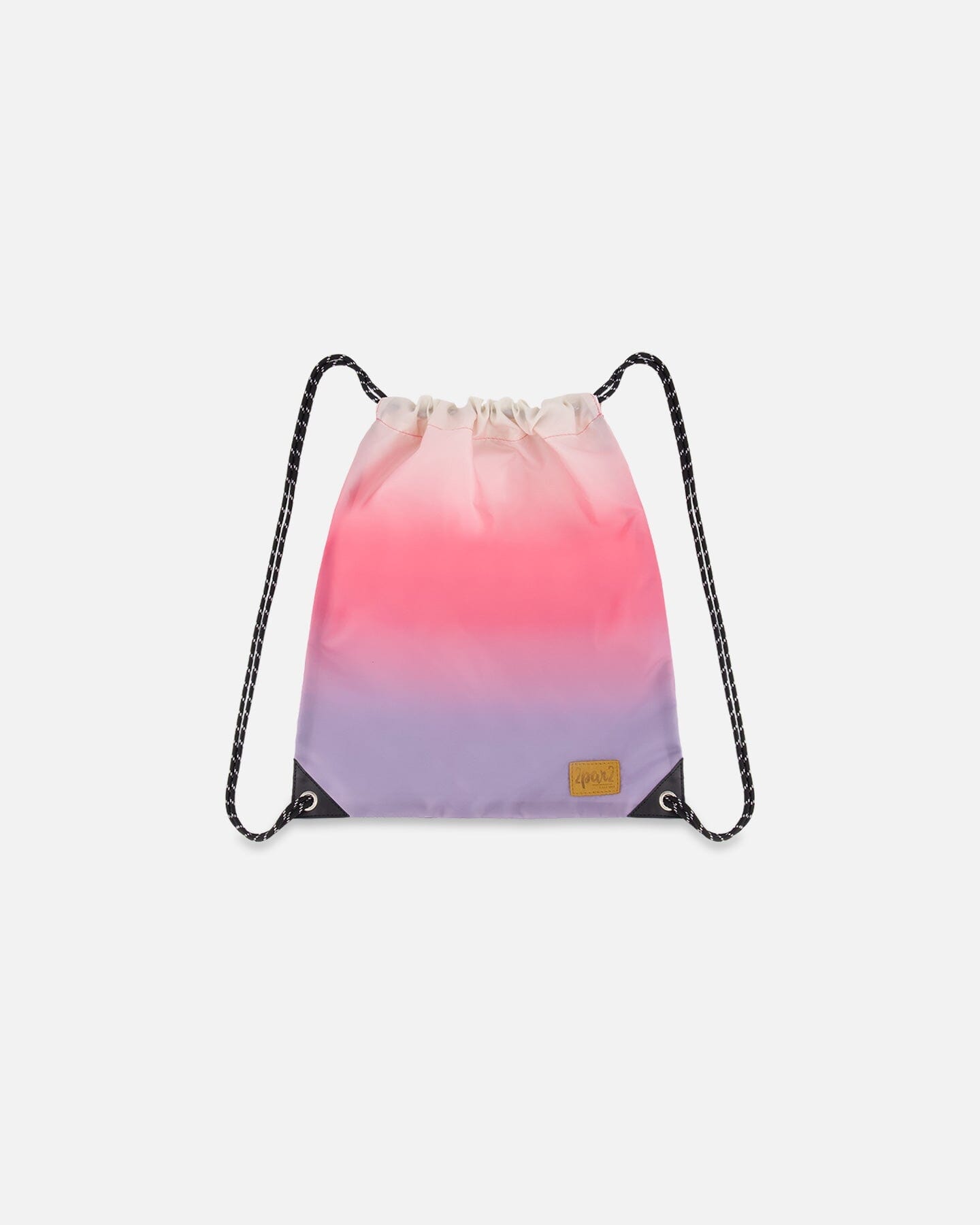 Drawstring Bag Pink And Purple Gradient-0
