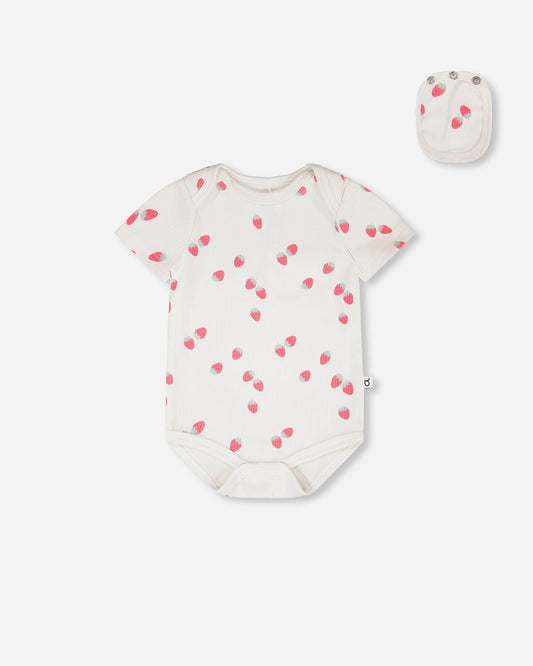 Evolutive Cotton Jersey 3 Pack Onesie White-1