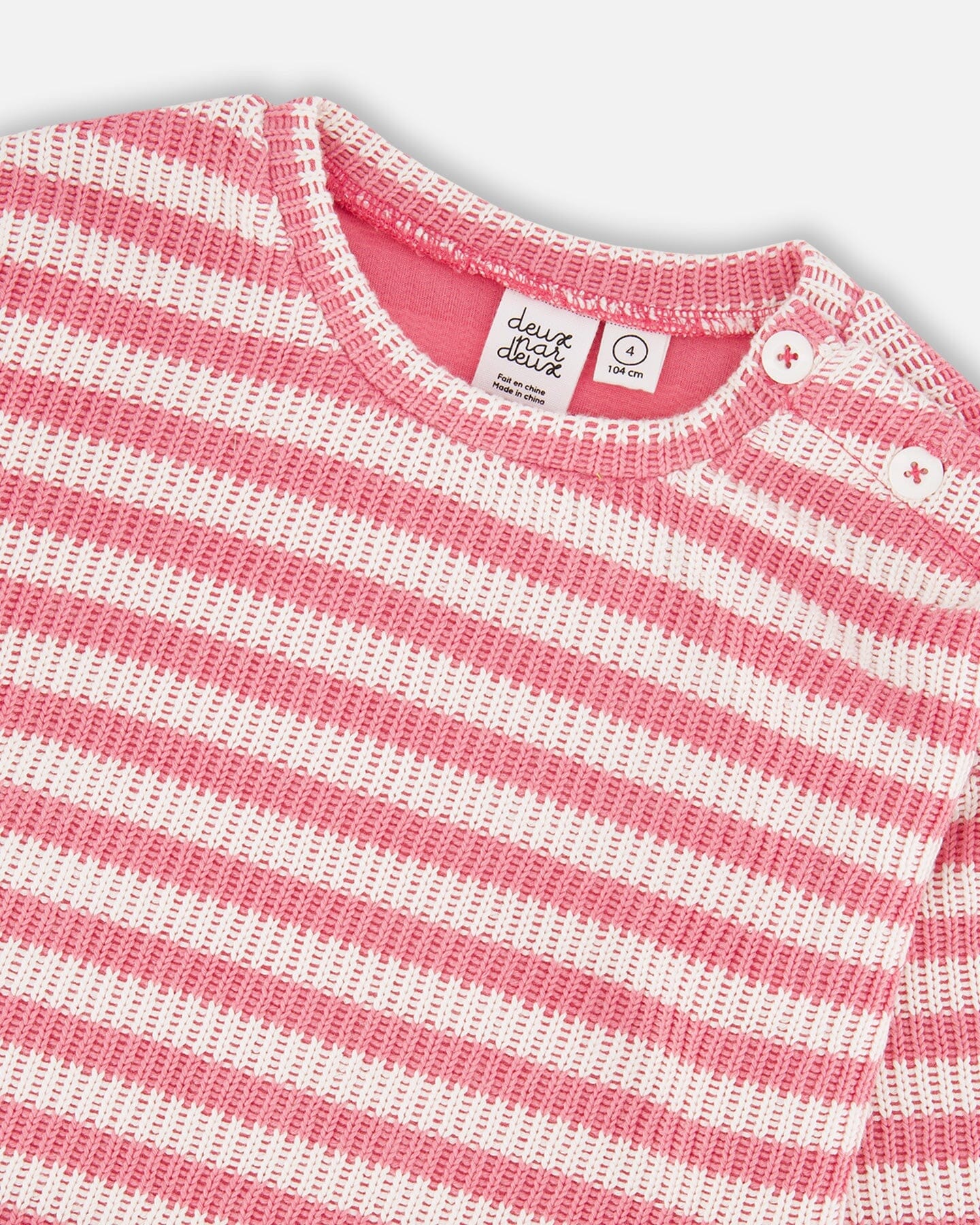 Striped Sweater Pink And White-3