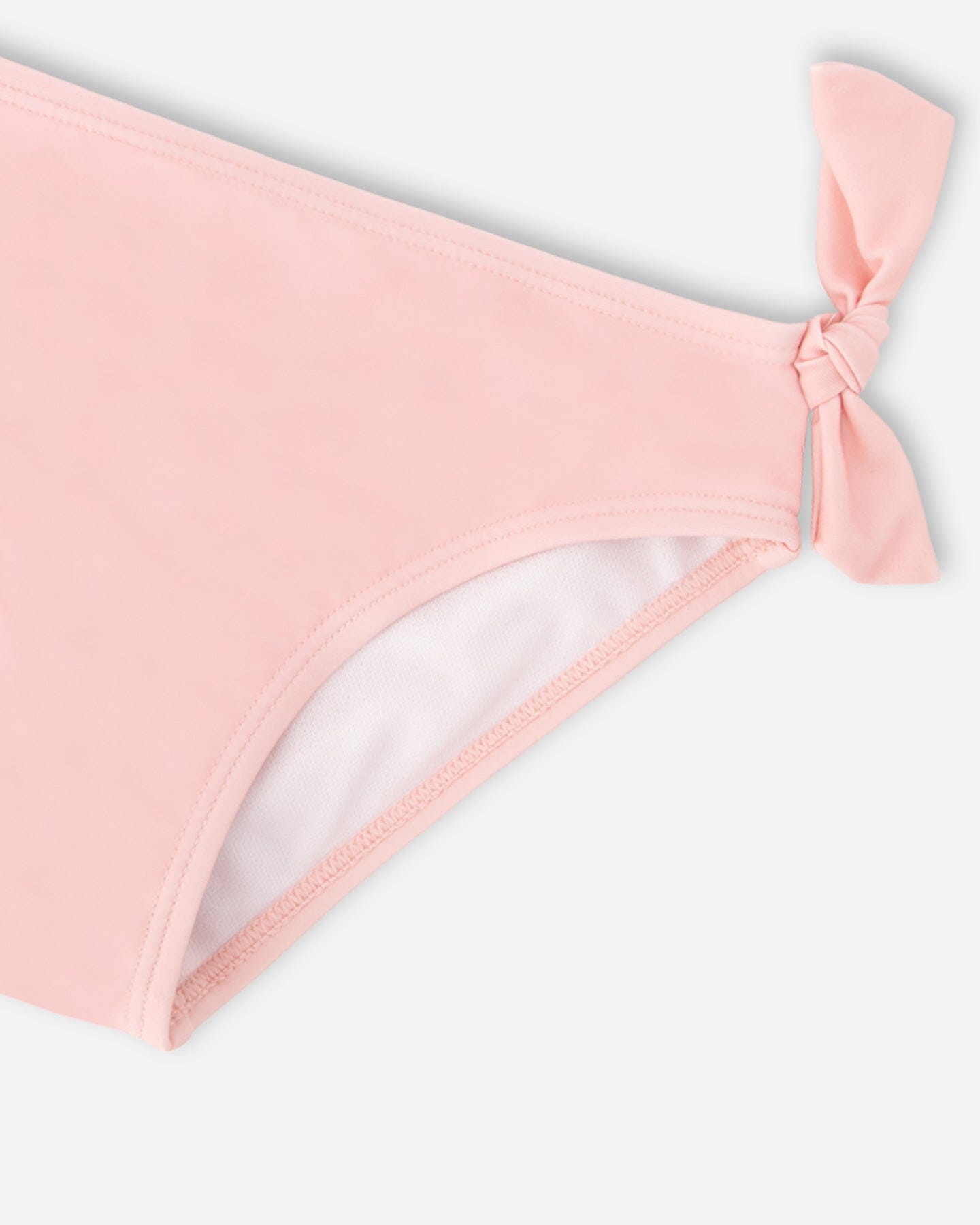 Two-Piece Swimsuit Pink Hibiscus Print-4